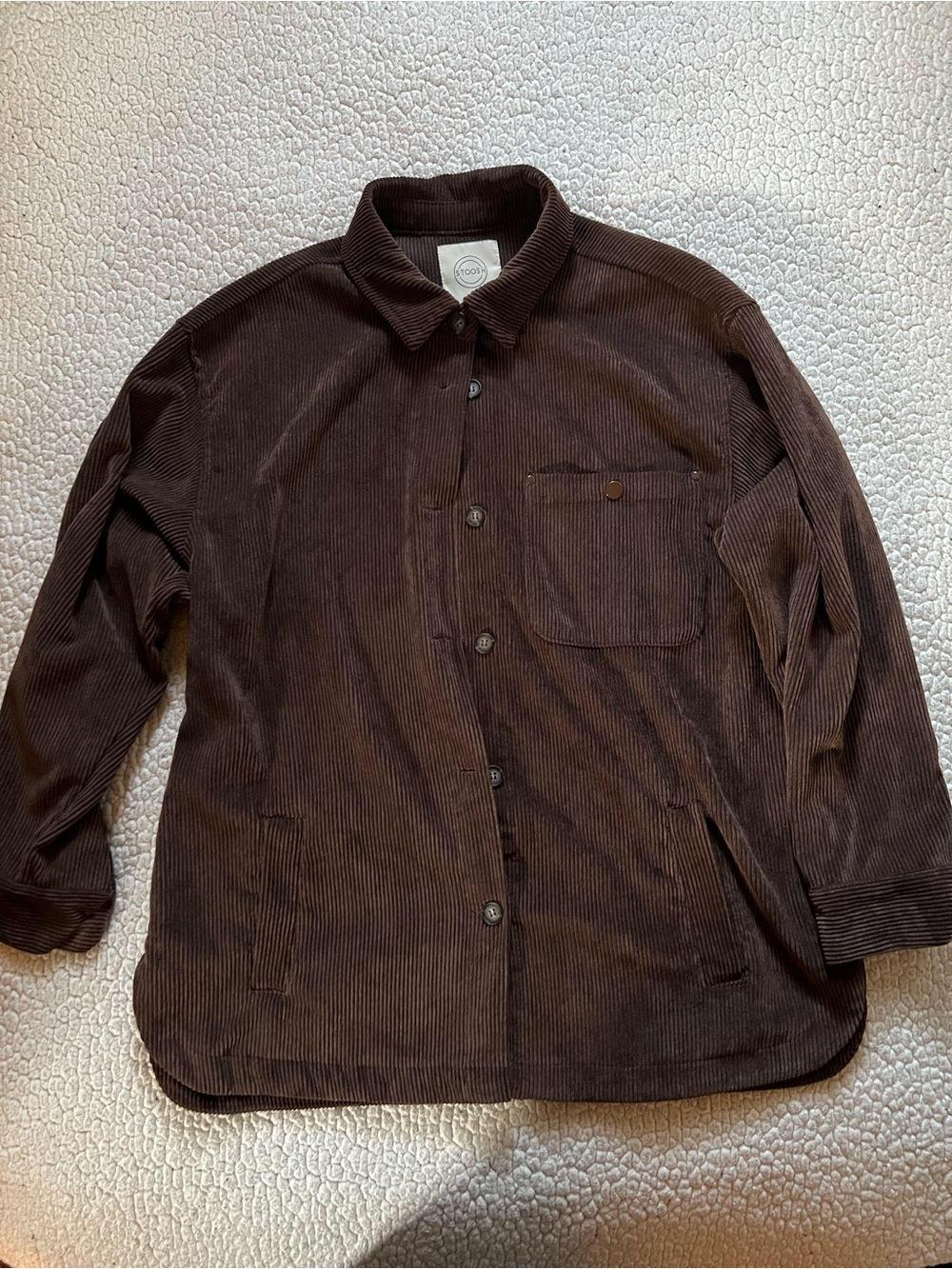 Stoosh Brown Corduroy Shirt Jacket